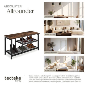 Scarpiera Taunton - Marrone scuro industriale 