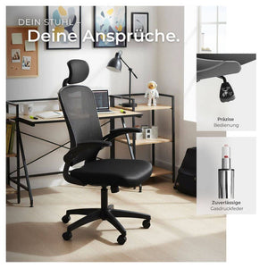 Bürostuhl Arges ergonomisch mit verstellbarer Kopfstütze