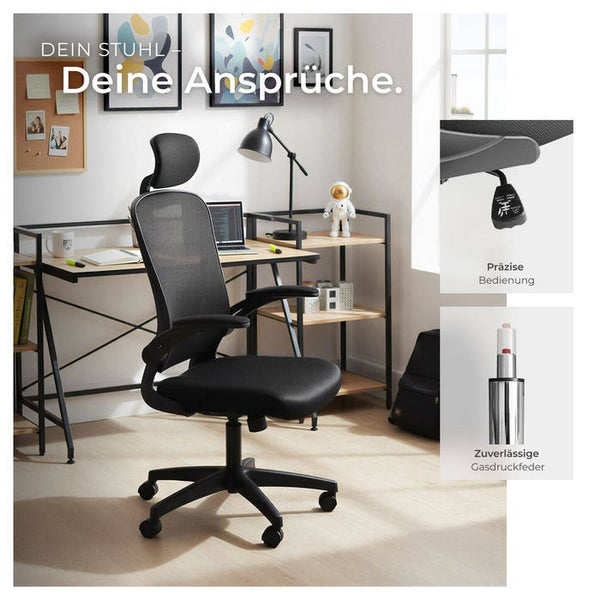 Bürostuhl Arges ergonomisch mit verstellbarer Kopfstütze