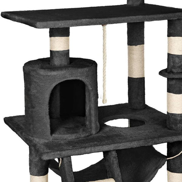 Kratzbaum Stokeley 141cm schwarz