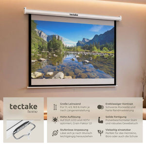 Beamer-Leinwand 152 x 152 cm