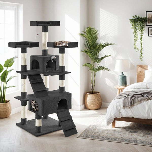 Kratzbaum Barney 170cm schwarz