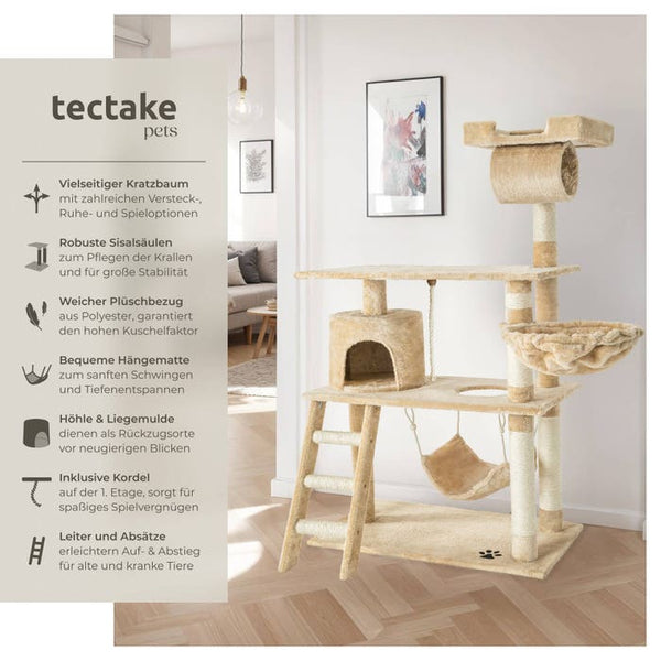 Kratzbaum Marcel 141cm beige