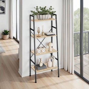 Leiterregal Liverpool 61,5 x 36,5 x 150cm- industrial hellbraun