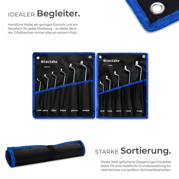 Double ring wrench set 