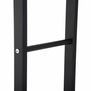 Feuerholzregal Kaminholzablage Kaminholzständer Kaminholzhalter 100kg Stahl Schwarz