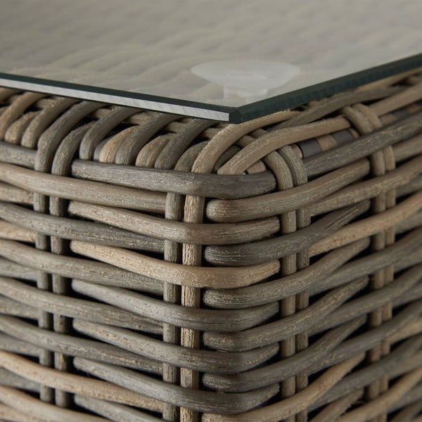 Rattan Lounge mit Aluminiumgestell Bellaria natur