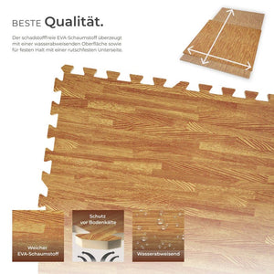 Schutzmattenset holzdekor