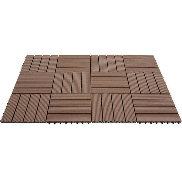 Terrassenfliesen Tegulas braun