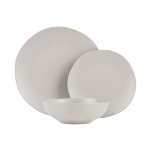 Berlinger Haus 18-teiliges Tellerset matt cream Sahara Collection