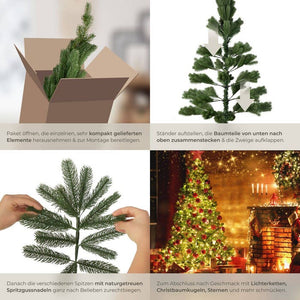 Künstlicher Weihnachtsbaum - grün 140 cm