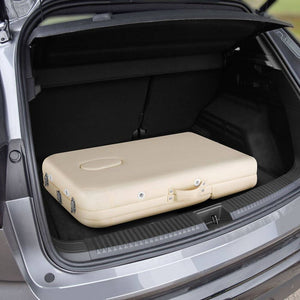 3 Zonen Massageliege beige