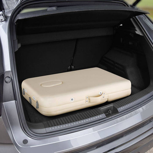 3 Zonen Massageliege beige