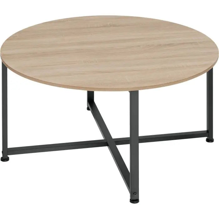 Couchtisch Aberdeen Industrial Holz hell, Eiche Sonoma