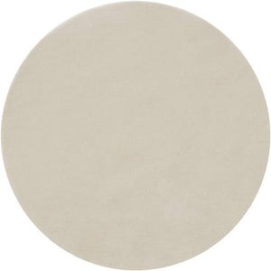 Tapis à poils courts Soft Zone beige Ø 120 cm 