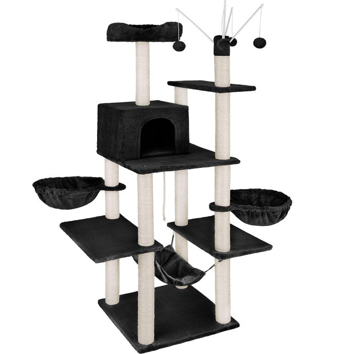 Lilou cat tree, 165cm, black