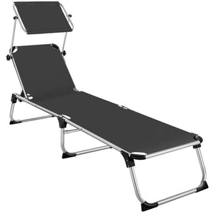 Sonnenliege Aurelie schwarz