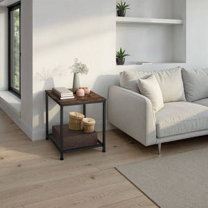 Beistelltisch Derby Industrial Holz dunkel, rustikal