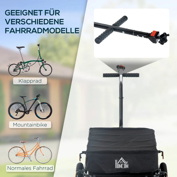 Fahrradanhänger Veloanhänger mit Blache Oxford-Gewebe