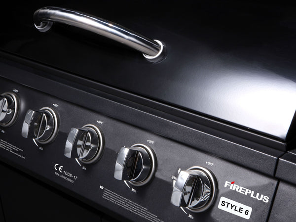 Gasgrill 6 Brenner + Seitenbrenner