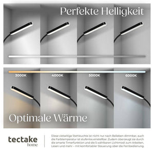 Stehlampe Prisma schwarz