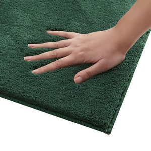 Short pile carpet Soft Zone green 80 x 150 cm 