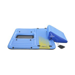 Hydro-Force Badeinsel Summer Slide mit Wasserrrutsche 376 cm x 311 cm