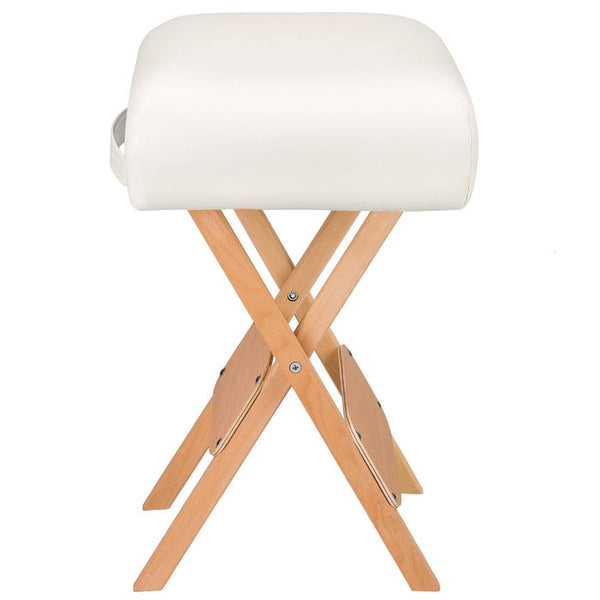 Hocker + 2 Lagerungsrollen weiss