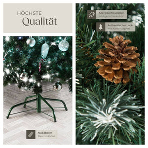 Künstlicher Weihnachtsbaum mit Zapfen, 180 cm