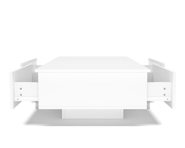 Table d'appoint TALA 88 x 60 cm blanche