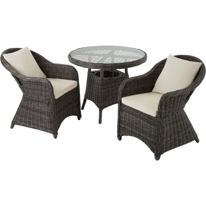 Aluminium Rattan Sitzgruppe Zürich