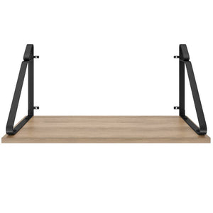 2 Hängeregale Irvine Industrial Holz hell, Eiche Sonoma