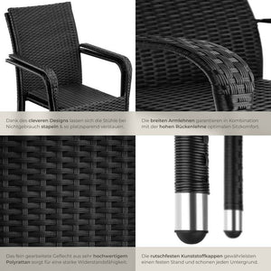 Rattanstuhl Girona 8er Set