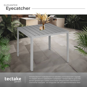 Aluminium Gartentisch Maren silber