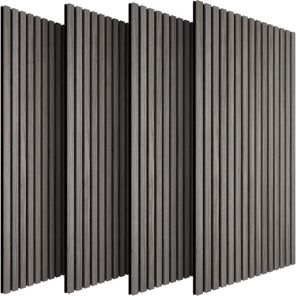 Sonic Wall Holzoptik in Eiche hellgrau 4er Set Eiche hellgrau 4er Set