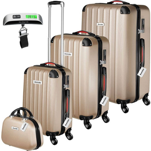 Hartschalenkoffer-Set Cleo champagner