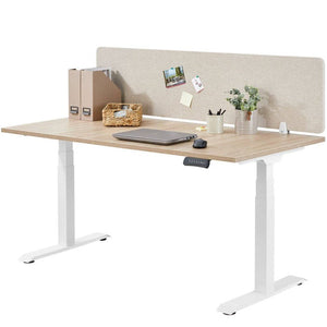 Schreibtisch Trennwand Noisy beige 160 x 40 cm