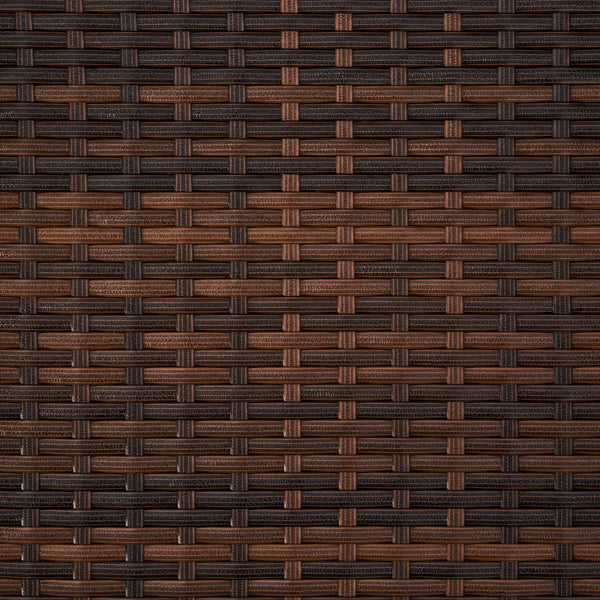 Aluminium Rattan Sitzgruppe Monaco 8+1 schwarz/braun