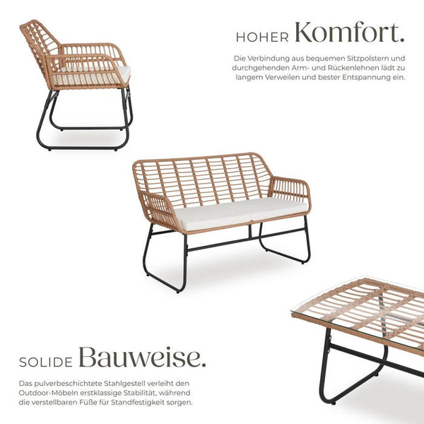Rattan Sitzgruppe Molfetta XL