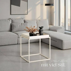 Beistelltisch Cambridge Stahl creme