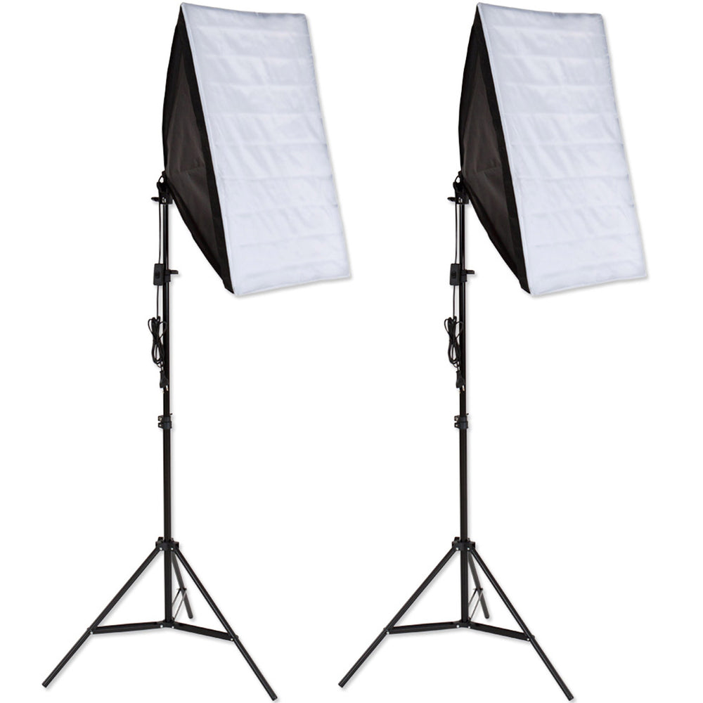 2 sets of studio lights with softbox and tripod