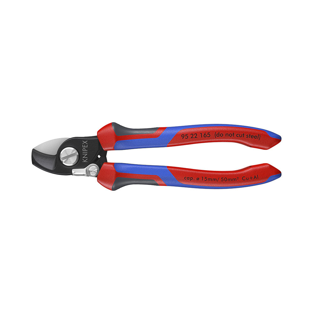 KNIPEX cable shears with opening spring