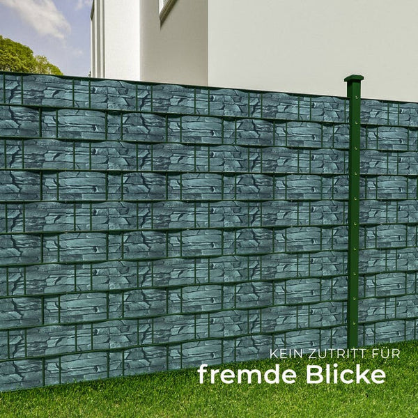 PVC Sichtschutzfolie Schiefer 70 m