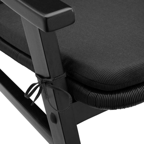 Rattan Stuhl Treviso schwarz
