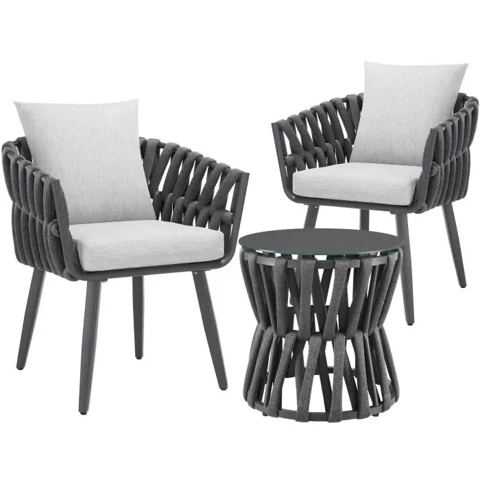 Aluminium Gartenlounge-Set Lugano