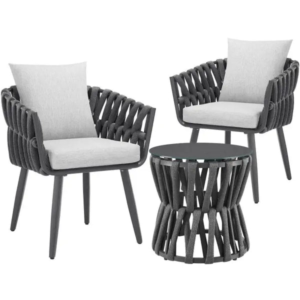 Aluminium Gartenlounge-Set Lugano