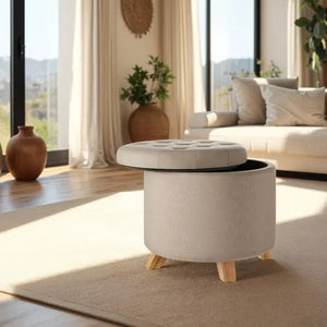 Sitzhocker mit Stauraum Suna
