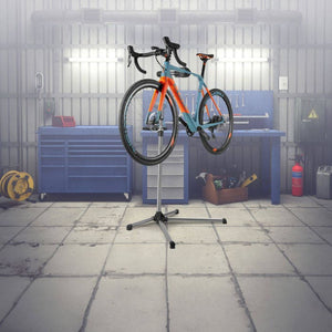 Fahrradmontageständer mit Werkzeugablage