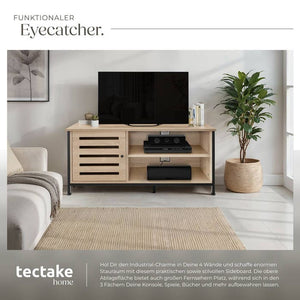 TV-Board Galway Industrial Holz hell, Eiche Sonoma