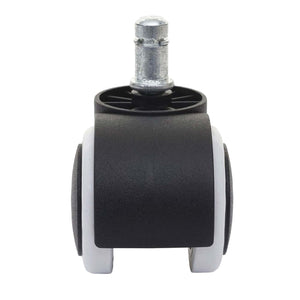5er-Set Hartbodenrollen Universalrollen Bürostuhl Räder Rollen Ø11mm